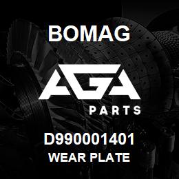 D990001401 Bomag Wear plate | AGA Parts