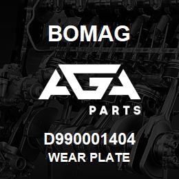 D990001404 Bomag Wear plate | AGA Parts