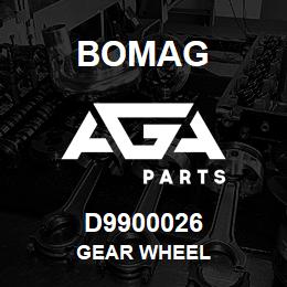 D9900026 Bomag Gear wheel | AGA Parts