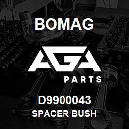 D9900043 Bomag Spacer bush | AGA Parts