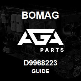 D9968223 Bomag Guide | AGA Parts