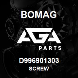 D996901303 Bomag Screw | AGA Parts