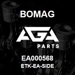 EA000568 Bomag ETK-EA-side | AGA Parts