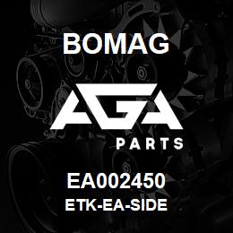 EA002450 Bomag ETK-EA-side | AGA Parts