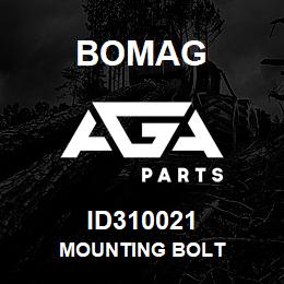 ID310021 Bomag MOUNTING BOLT | AGA Parts