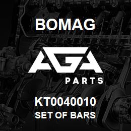 KT0040010 Bomag Set of bars | AGA Parts