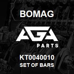 KT0040010 Bomag Set of bars | AGA Parts