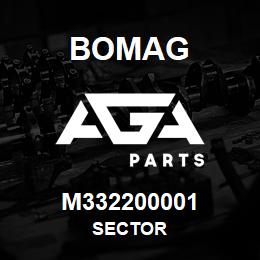 M332200001 Bomag Sector | AGA Parts