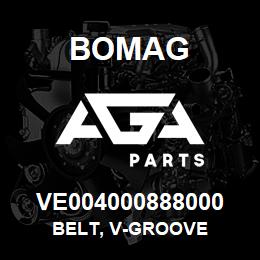 VE004000888000 Bomag BELT, V-GROOVE | AGA Parts