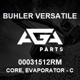 00031512RM Buhler Versatile CORE, EVAPORATOR - C.AB HVAC (RE-MANUFACTURED) | AGA Parts