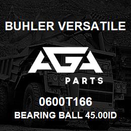 0600T166 Buhler Versatile BEARING BALL 45.00ID X 100.00OD X 25 | AGA Parts