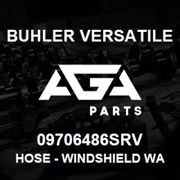 09706486SRV Buhler Versatile HOSE - WINDSHIELD WASHER ASSY , 3.60 X 3300 J1037 | AGA Parts