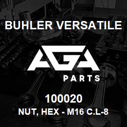 100020 Buhler Versatile NUT, HEX - M16 C.L-8 ZN CR | AGA Parts