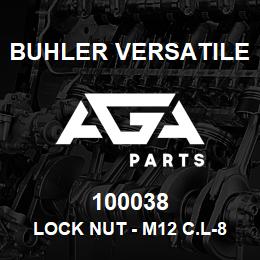 100038 Buhler Versatile LOCK NUT - M12 C.L-8 PL (STEEL) | AGA Parts