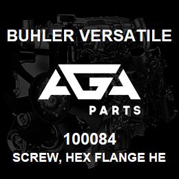 100084 Buhler Versatile SCREW, HEX FLANGE HEAD - 1/4" X 3/4" NF (SERRATED) | AGA Parts