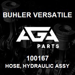 100167 Buhler Versatile HOSE, HYDRAULIC ASSY - 0.75"ID X 4415 MM. SAE-100R17 | AGA Parts