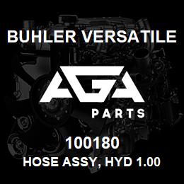 100180 Buhler Versatile HOSE ASSY, HYD 1.00 IN. ID, TRANS TO FILTER | AGA Parts