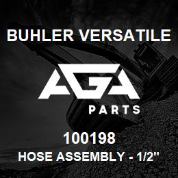 100198 Buhler Versatile HOSE ASSEMBLY - 1/2" X 1285 MM. LONG 100R2 | AGA Parts