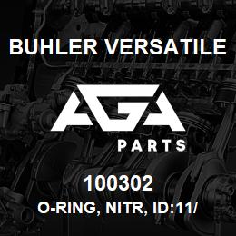 100302 Buhler Versatile O-RING, NITR, ID:11/16", DASH:115 | AGA Parts