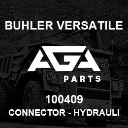 100409 Buhler Versatile CONNECTOR - HYDRAULIC, 1/8MNPT X 1/8MNPT | AGA Parts