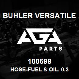 100698 Buhler Versatile HOSE-FUEL & OIL, 0.380 IN. ID SAE 30R6 | AGA Parts