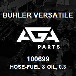 100699 Buhler Versatile HOSE-FUEL & OIL, 0.380 IN. ID, SAE 30R6 | AGA Parts