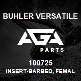 100725 Buhler Versatile INSERT-BARBED, FEMALE HOSE COUPLING, 5/16 X 1/4NPT | AGA Parts