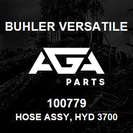 100779 Buhler Versatile HOSE ASSY, HYD 3700 MM. SAE 100R17 | AGA Parts