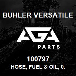 100797 Buhler Versatile HOSE, FUEL & OIL, 0.312 X 2400, SAE 30R8 | AGA Parts