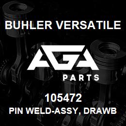 105472 Buhler Versatile PIN WELD-ASSY, DRAWBAR HITCH L4WD | AGA Parts