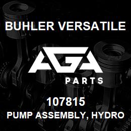 107815 Buhler Versatile PUMP ASSEMBLY, HYDROSTATIC - V.ARIABLE DISPLACEMENT | AGA Parts