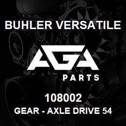 108002 Buhler Versatile GEAR - AXLE DRIVE 54-TOOTH, DROP BOX ASSY BIDI | AGA Parts