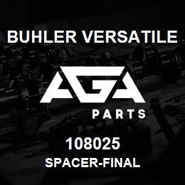 108025 Buhler Versatile SPACER-FINAL | AGA Parts