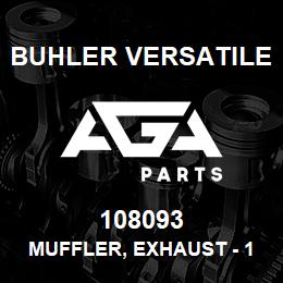 108093 Buhler Versatile MUFFLER, EXHAUST - 102 MM. OD INLET (4") - C.UMMINS L10 | AGA Parts