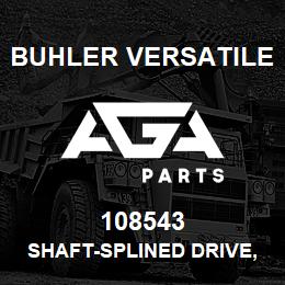 108543 Buhler Versatile SHAFT-SPLINED DRIVE, GEAR PUMP ASSY | AGA Parts