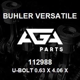 112988 Buhler Versatile U-BOLT 0.63 X 4.06 X 5.25 | AGA Parts