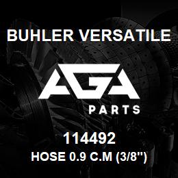 114492 Buhler Versatile HOSE 0.9 C.M (3/8") X 57.78 C.M (22 3/4") - 16 SWFJIC X 1.9 C.M (3/4") - 16 SWFJIC | AGA Parts