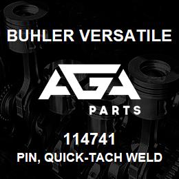 114741 Buhler Versatile PIN, QUICK-TACH WELDMENT, GRAPPLE | AGA Parts