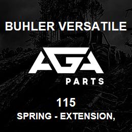 115 Buhler Versatile SPRING - EXTENSION, 0.75OD X 5.0LG | AGA Parts