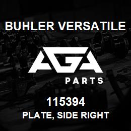 115394 Buhler Versatile PLATE, SIDE RIGHT | AGA Parts