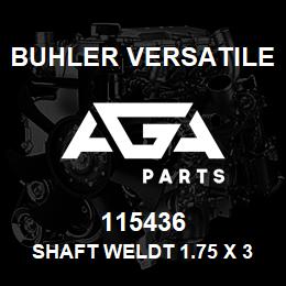 115436 Buhler Versatile SHAFT WELDT 1.75 X 32.0 LG | AGA Parts