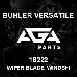 18222 Buhler Versatile WIPER BLADE, WINDSHIELD - 18" HEAVY DUTY | AGA Parts
