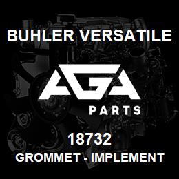 18732 Buhler Versatile GROMMET - IMPLEMENT VALVE, 1 AND 2 SPOOL | AGA Parts