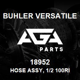 18952 Buhler Versatile HOSE ASSY, 1/2 100RIA-5/8 E | AGA Parts