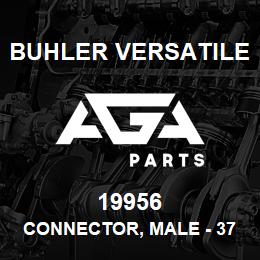 19956 Buhler Versatile CONNECTOR, MALE - 37 FLARE (START YEAR: 01/01/1981) | AGA Parts
