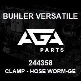 244358 Buhler Versatile CLAMP - HOSE WORM-GEAR 6.0 SAE, DIA-0.78 IN. | AGA Parts