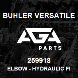 259918 Buhler Versatile ELBOW - HYDRAULIC FITTING, 90-DEG 7/16MJIC X 1/4MNPT | AGA Parts
