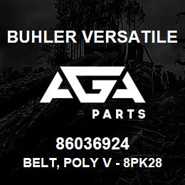 86036924 Buhler Versatile BELT, POLY V - 8PK2820 | AGA Parts