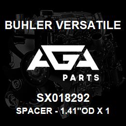 SX018292 Buhler Versatile SPACER - 1.41"OD X 1.27"ID X .36" | AGA Parts