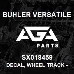 SX018459 Buhler Versatile DECAL, WHEEL TRACK - LH | AGA Parts